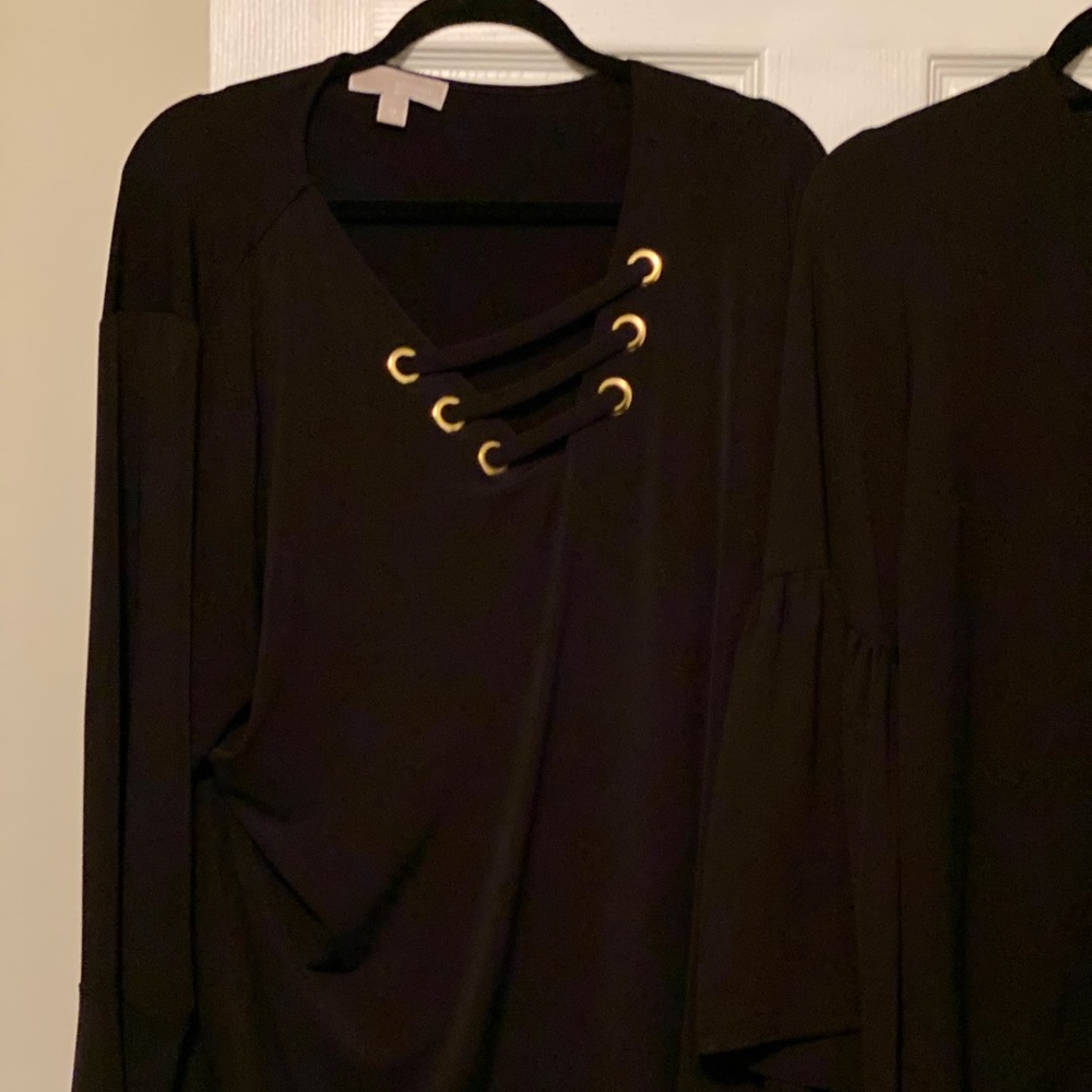 Michael Kors black with gold hardware shirt